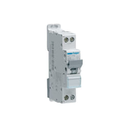 Disjoncteur 1P+N courbe c 2A 1 module Hager MJT702
