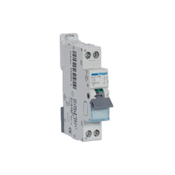 Disjoncteur 1P+N 6kA courbe c 16A 1 module Hager MJT716