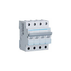 MUN410A Disjoncteur 4P 10A courbe-C 6kA - Hager