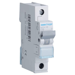 Hager - Interrupteur magnétothermique 1P 16A 4.5 ka c 1 formulaire MYN116