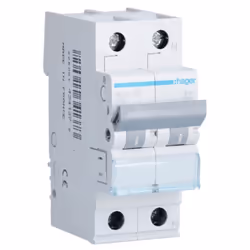Interrupteur magnétothermique Hager 1P+N 10A 4.5 KA C 2 modules MYN510 Caractéristiques techniques Tension nominale d'utilisa ...