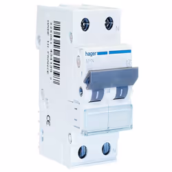 Interrupteur magnétothermique Hager 1P+N 20A 4.5 KA C 2 modules MYN520 Caractéristiques techniques Tension nominale d'utilisa ...