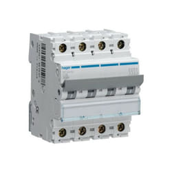 Hager - MCA416 Disjoncteur 4P 16A courbe c 6kA