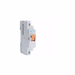 Interrupteur automatique magnétothermique 1P+N avec un courant nominal de 10A. Cet accessoire courbe C a une tension de 230/2 ...