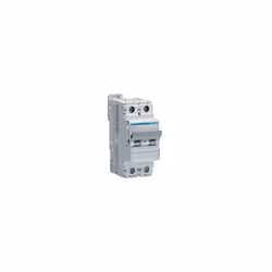 hager nen216 - disjoncteur hager - 2 pôles - 16 ampères - pouvoir de coupure 6 ka - courbe b - connexion à vis / vis. disjonc ...