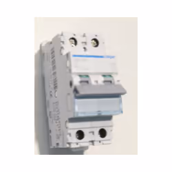Disjoncteur 6A 2P courbe C 6kA 2 modules GROUPE HAGER NFN206 Tarif année :2013 HAGNFN206