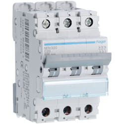 Disjoncteur 3p 6-10ka Courbe C - 20a 3 Modules Nfn320