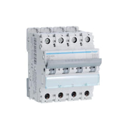 Disjoncteur 4 Pôles 10kA courbe c 20A 4 modules Hager NFN420