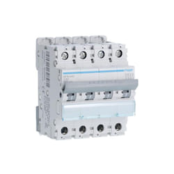 Hager - Disjoncteur Tétrapolaire 10kA courbe c 40A 4 modules NFN440