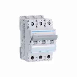 Disjoncteur 3P 6-10kA courbe D - 16A 3 modules HAGER NGN316 Description détaillée : Disjoncteur 3P 6-10kA courbe D - 16A 3 mo ...