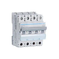 Disjoncteur Tétrapolaire 10kA courbe D 20A 4 modules HAGER NGN420