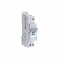 Disjoncteur 1P+N 6-10kA courbe C 10A 1 module HAGER NFT710 Le disjoncteur Hager NFT710 d'une capacité de 10 ampères est conçu ...