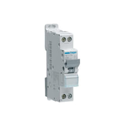 Hager - Disjoncteur 1P+N 6-10kA courbe c 16A 1 module NFT716
