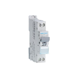 Hager - Disjoncteur 1P+N 10kA courbe c 40A 1 module NFT740