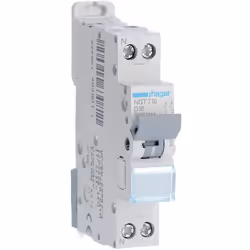 Description générale Disjoncteur Hager NGT716 1P+N 6-10kA courbe D, 16A, 1 module. Ce disjoncteur est conçu pour assurer la p ...