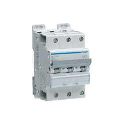 Hager - Disjoncteur 3P 6-10kA courbe c - 16A 3 modules NFT316