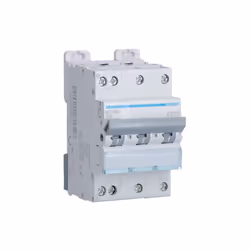Disjoncteur 3 Pôles + Neutre 6-10kA courbe C 20A 3 modules HAGER NFT820 nombre de pôles (total) - 4 nombre de pôles protégés  ...