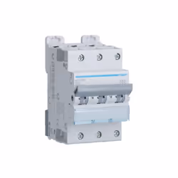 Disjoncteur 3 Pôles 6-10kA courbe D 32A 3 modules HAGER NGT332 Le disjoncteur Hager NGT332 d'une capacité de 32 ampères est c ...