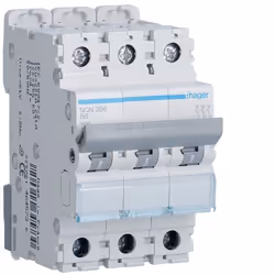Hager NQN306 coupe-circuits Disjoncteur de chaîne Type B 3 3 module(s)