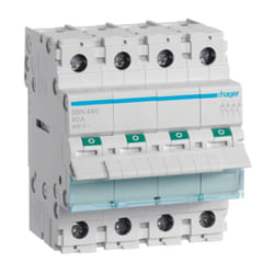 Hager - Sectionneur 80A 4 Pôles 400vac 4 Modules SBN480