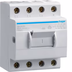 Hager SH463N, Disjoncteur de chaîne, 63 A