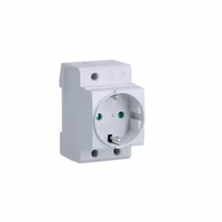 Prise Schuko 2P/T avec tension 230V et courant 10/16A. Cette prise est indiquée pour le montage dans des boîtes et des armoir ...