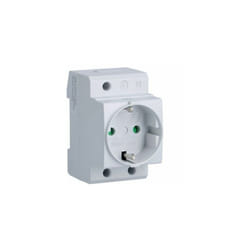 Hager - SN016P Prise Schuko 10/16A 230V 2P+TT