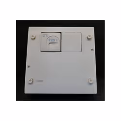Description générale Coffret de communication semi-équipé pour téléphone et télévision, conçu pour une installation facile et ...