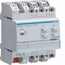 Hager TXA624D, Gris, IP20, -5 - 45 °C, 90 mm, 1 pièce(s)