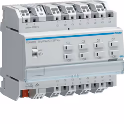 Hager TXA608B, Gris, IP20, -5 - 45 °C, 90 mm, 1 pièce(s)