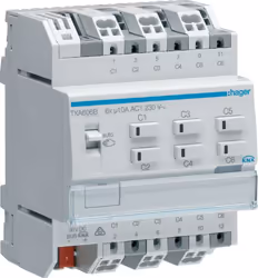 Hager TXA606B, Gris, IP20, -5 - 45 °C, 90 mm, 1 pièce(s)