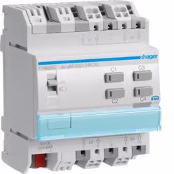 Hager TYA624D, Gris, IP20, -5 - 45 °C, 90 mm, 1 pièce(s)
