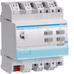 Hager TYA624C, Gris, IP20, -5 - 45 °C, 65 mm, 90 mm, 1 pièce(s)