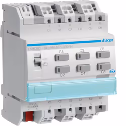 Hager TYA606D, Gris, IP20, -5 - 45 °C, 65 mm, 90 mm, 1 pièce(s)