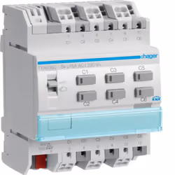 Hager TYA606C, Gris, IP20, -5 - 45 °C, 65 mm, 90 mm, 1 pièce(s)