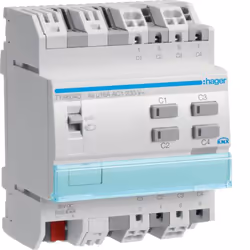 Hager TYA604D, Gris, IP20, -5 - 45 °C, 65 mm, 90 mm, 1 pièce(s)