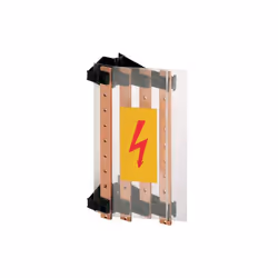 Description générale Jeux de barres latéraux quadro 250A cuivrés, livrés avec 2 supports tétrapolaires HAGER UC830. Conçus po ...