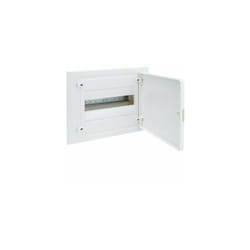 HAGER VF112PE tableau électrique encastrable golf VF avec 1 rangée 12 modules bandeau blanc opaque