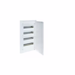 Boîte d'encastrement golf série VF avec 48 modules et porte blanche opaque. L'accessoire dispose de 4 rangées et est fourni a ...