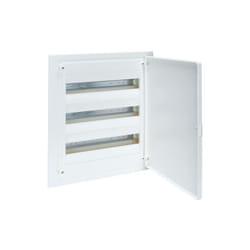 Hager - Coffret encastré 54 Modules de 3 rangées avec porte opaque VF318PR