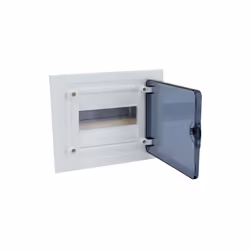 Coffret encastré 8 Modules porte transparente HAGER VF108TR Coffret encastré Hager 8 Module avec porte transparente Caractéri ...