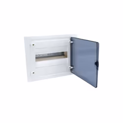 Coffret encastré 1 rangée de 12 Modules porte transparente HAGER VF112TR/TD Coffret encastré 1 rangée de 12 Modules porte tra ...