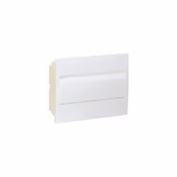 Boîte d'encastrement, série golf VR avec 8 modules. L'accessoire de couleur RAL 9010 est en matière plastique. De plus, avec  ...