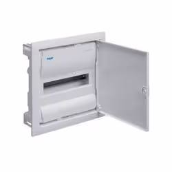 Les produit : Couleur : Blanc RAL 9010 Indice de Protection : IP30 Coffret avec porte métallique Mode de fixation : encastré  ...