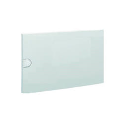Hager - Porte opaque blanche pour coffret 1 rangée 18 modules VB18 vega VZ008