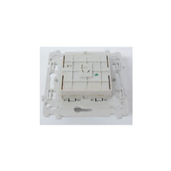 Hager - Poussoir inverseur Kallysta 1O+1F à tirage WK024