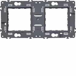 support double - horizontal et vertical - entraxe 71 mm - hager gallery wxa464