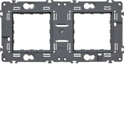 Hager - support double - horizontal et vertical - entraxe 71 mm gallery wxa464