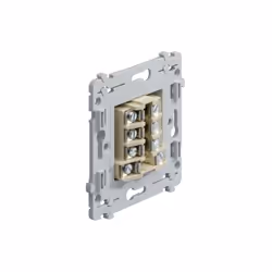 Prise Téléphone conjoncteur T avec support sans plaque ni enjoliveur fixation vis série Kallysta HAGER WK200 Tarif année : 20 ...