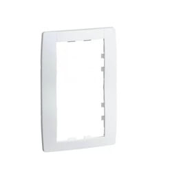 Hager - WK406 - kallysta - Plaque 2P Verticale entraxe 57mm - Blanc